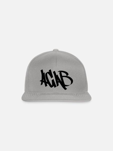 Acab - Snapback Cap - Graphit/Graphit