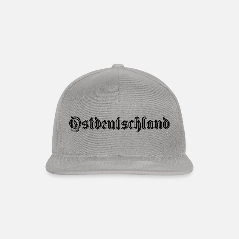 ostdeutschland - Snapback Cap - Graphit/Graphit