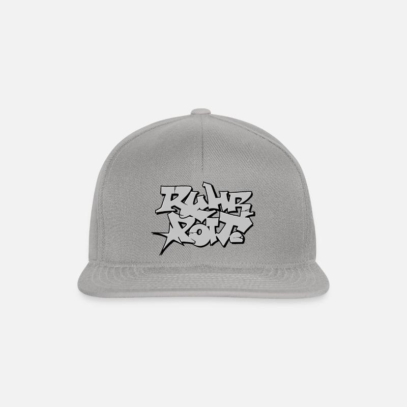 Ruhrpott Graffiti - Snapback Cap - Graphit/Graphit