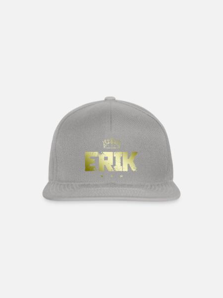 Erik - Snapback Cap - Graphit/Graphit