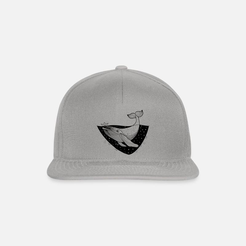 Blauwal - Snapback Cap - Graphit/Graphit