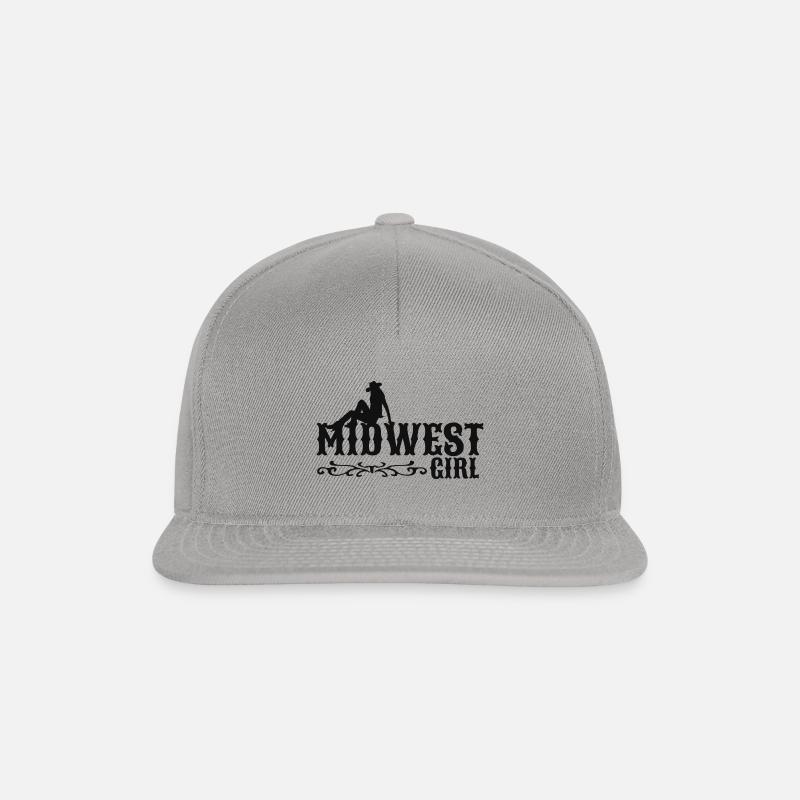 Fille du Midwest - Casquette snapback - graphite/graphite