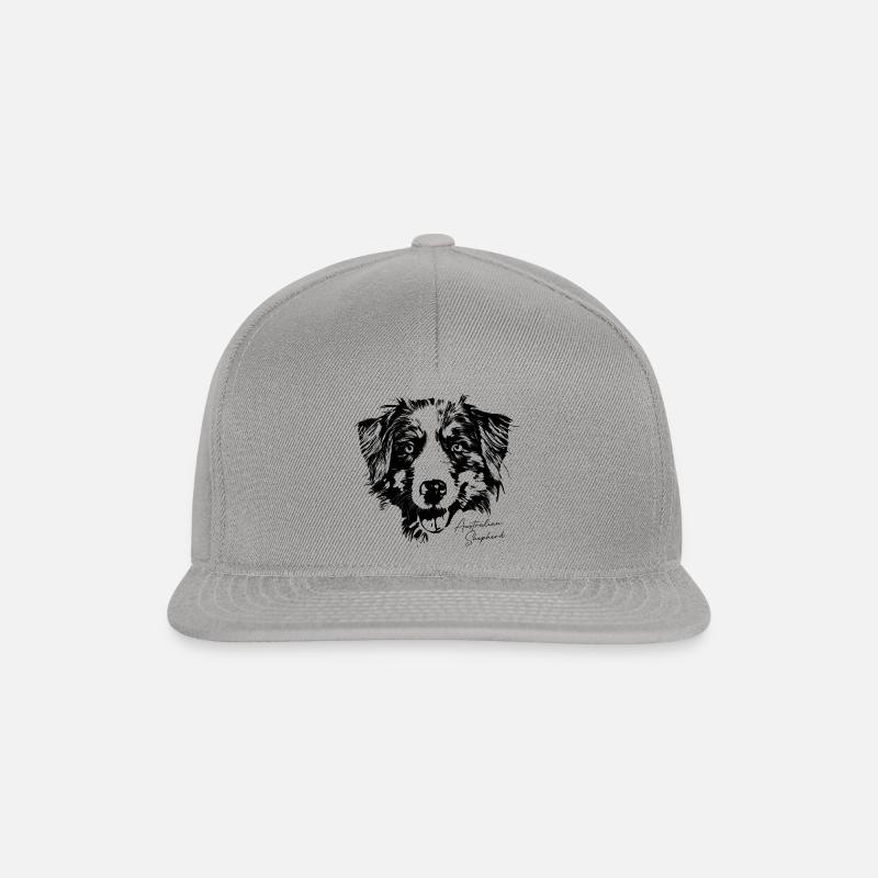 Australian Shepherd - Snapback Cap - Graphit/Graphit