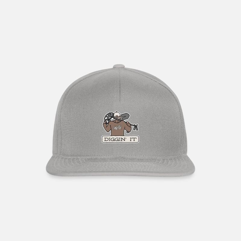 Diggin' it - Snapback Cap - graphite/graphite