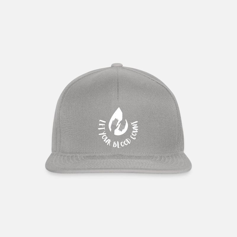 Lassen Sie Ihr Blutbild - Snapback Cap - Graphit/Graphit