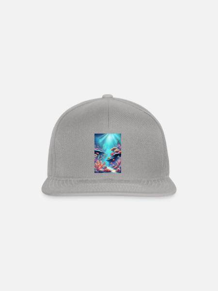 Korallenriffe - Snapback Cap - Graphit/Graphit