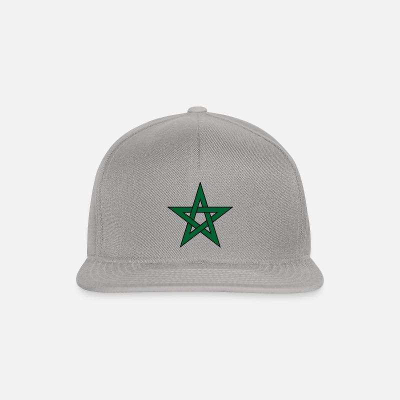 Marokko - Snapback Cap - Graphit/Graphit