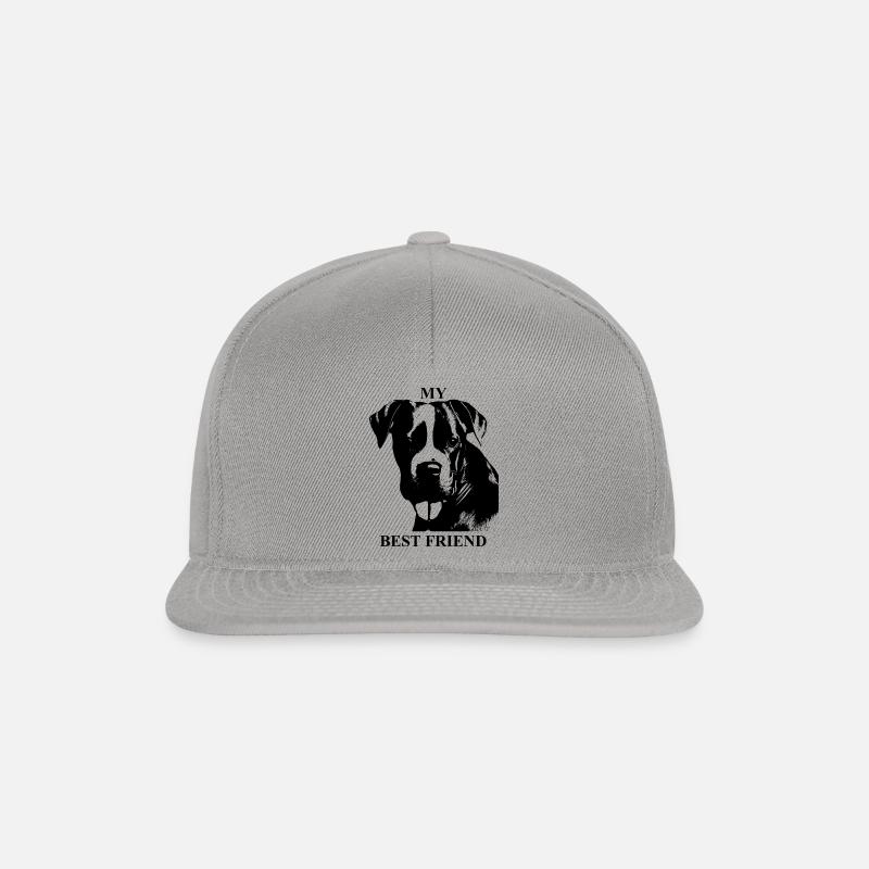 boxer my best - Snapback Cap - graphite/graphite