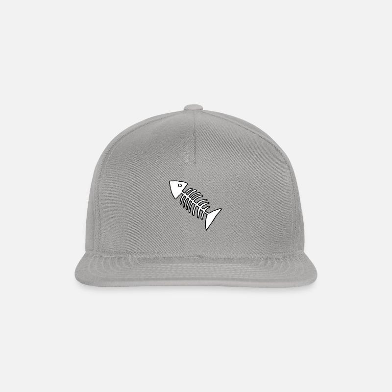 Fischgräten - Snapback Cap - Graphit/Graphit