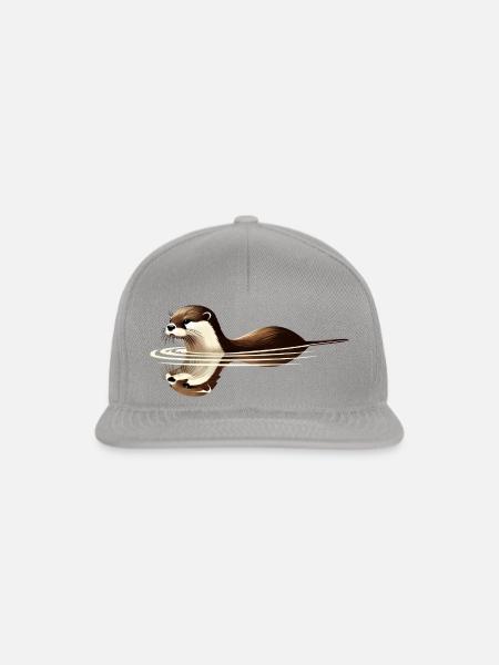 Fischotter - Snapback Cap - Graphit/Graphit