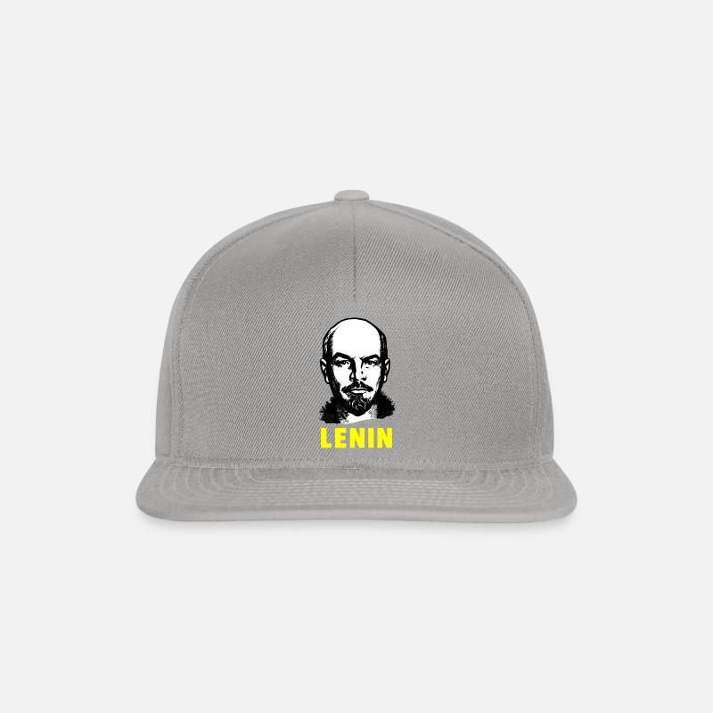LENIN - Snapback Cap - Graphit/Graphit