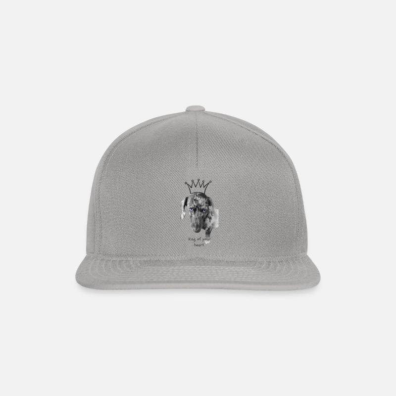 i am the king - Snapback Cap - Graphit/Graphit