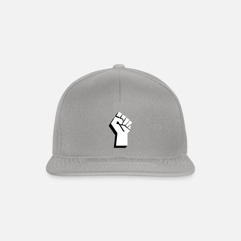 révolte - Casquette snapback - graphite/graphite