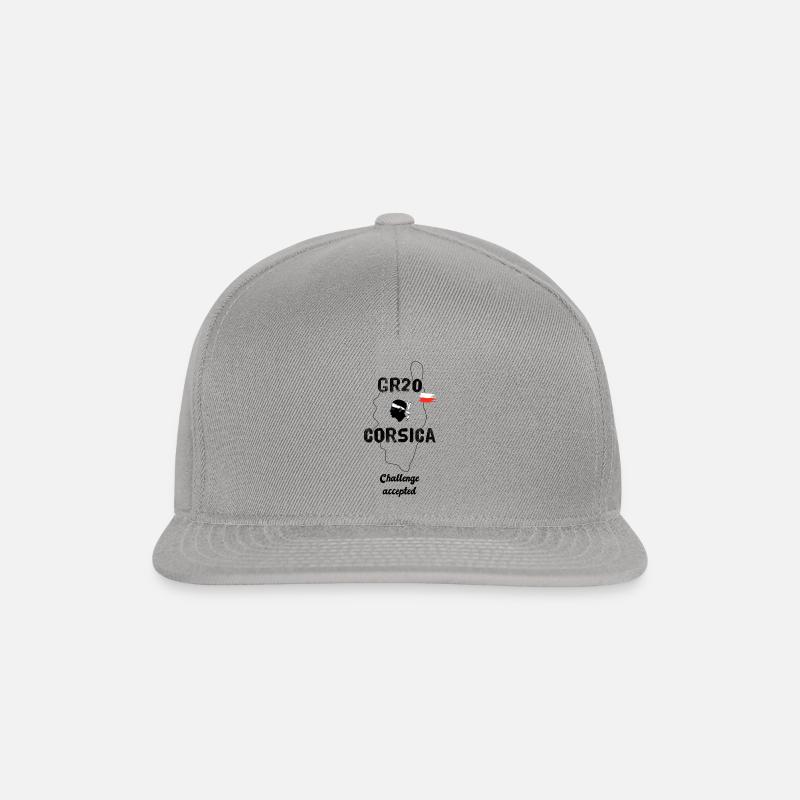 GR20 Corse Challenge Accepted - Casquette snapback - graphite/graphite