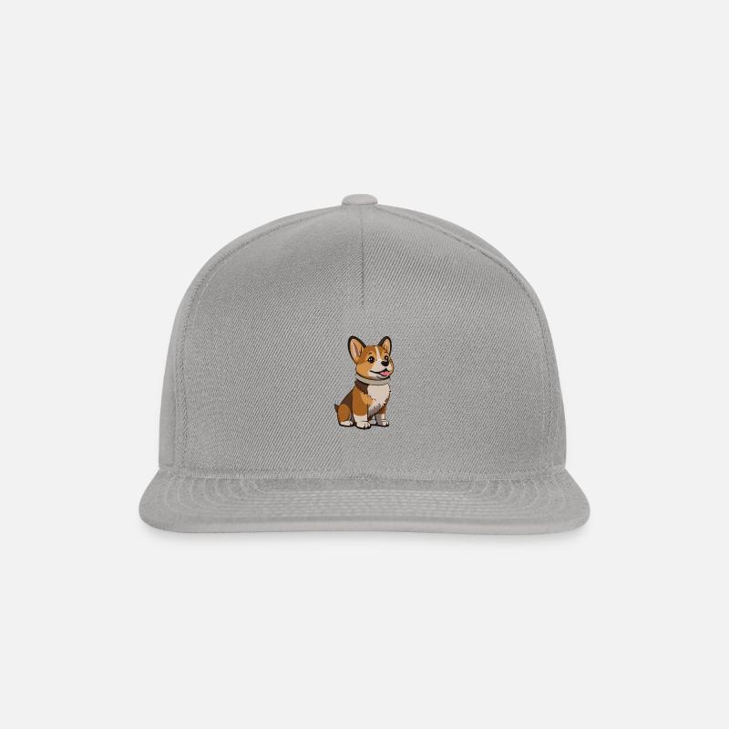 süßer Hund - Snapback Cap - Graphit/Graphit