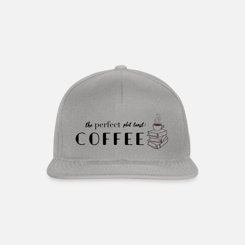 Plot twist coffee - Snapback Cap - Graphit/Graphit