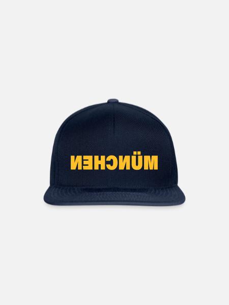 MÜNCHEN - Snapback Cap - Navy/Navy