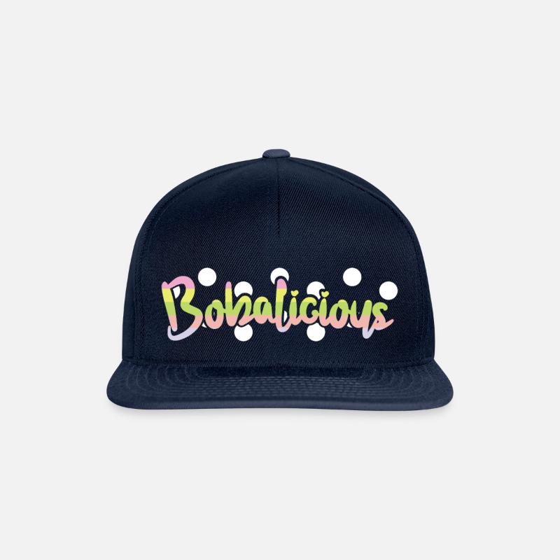 Bobalicious Boba Tea Bubble Tea - Snapback Cap - navy/navy