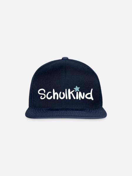 SCHULKIND Einschulung Schulanfänger Schulstart - Snapback Cap - Navy/Navy