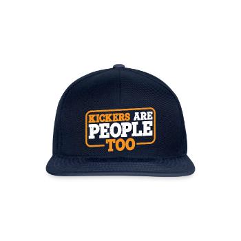 Kickers Are People Too 16 - Snapback Cap - Navy/Navy - Vorne