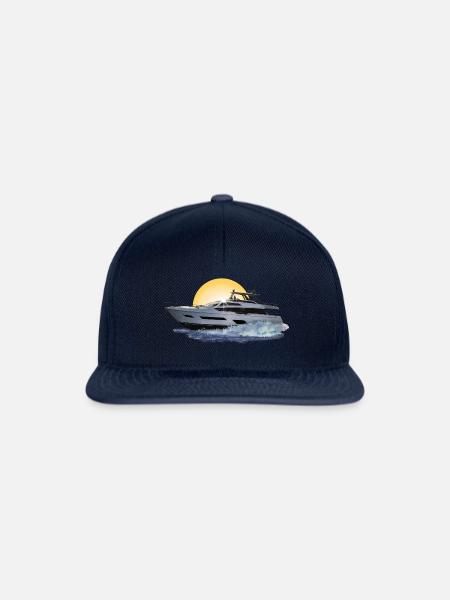 Motorboot - Snapback Cap - Navy/Navy