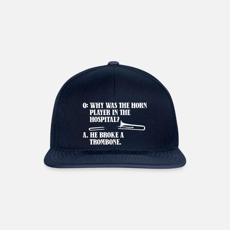 Posaune - Snapback Cap - Navy/Navy