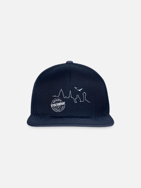 Ueckermünde Sillhouette und Stempel - Snapback Cap - Navy/Navy