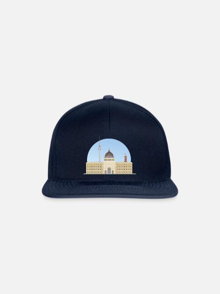 Berliner Schloss (aka Humboldtforum) - Snapback Cap - Navy/Navy