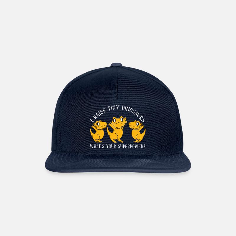Bartagame Dragon barbu - Casquette snapback - marine/marine