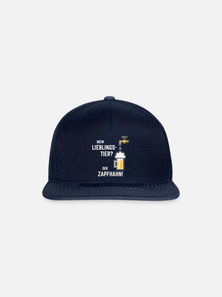 XLieblingstier (Dreifarbig) - Snapback Cap - Navy/Navy