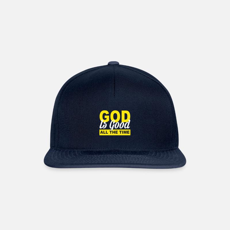 God Is Good - Snapback Cap - Navy/Navy