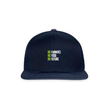 No Farmers - No Food - No Future - Farmer Farmer - Snapback Cap - navy/navy - Front