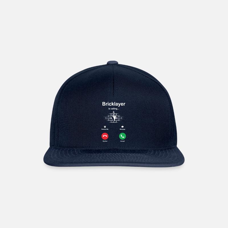 Maçon - Casquette snapback - marine/marine