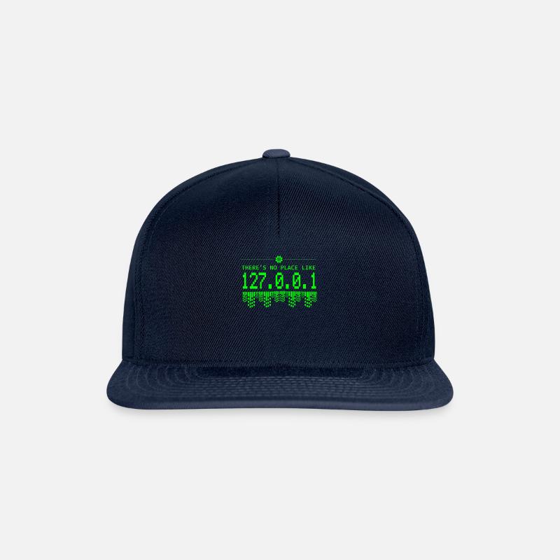 Programmeur Coder Développeur de logiciels - Casquette snapback - marine/marine