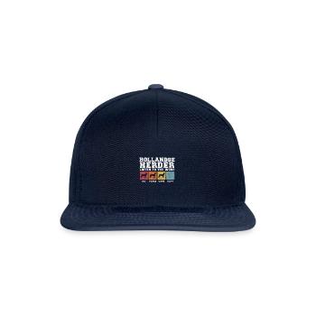 Hollandse Herder écoute la parole - Casquette snapback - marine/marine - Devant