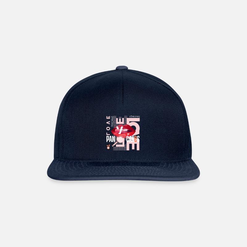 I Love Pancakes - Snapback Cap - navy/navy