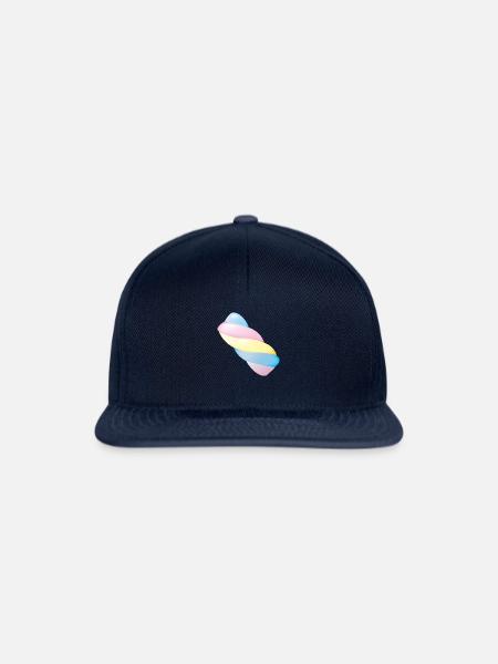 Smiley Marshmallow - Snapback Cap - Navy/Navy