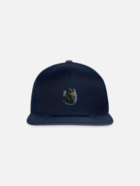 Sherlock Orang Utan Holmes - Snapback Cap - Navy/Navy