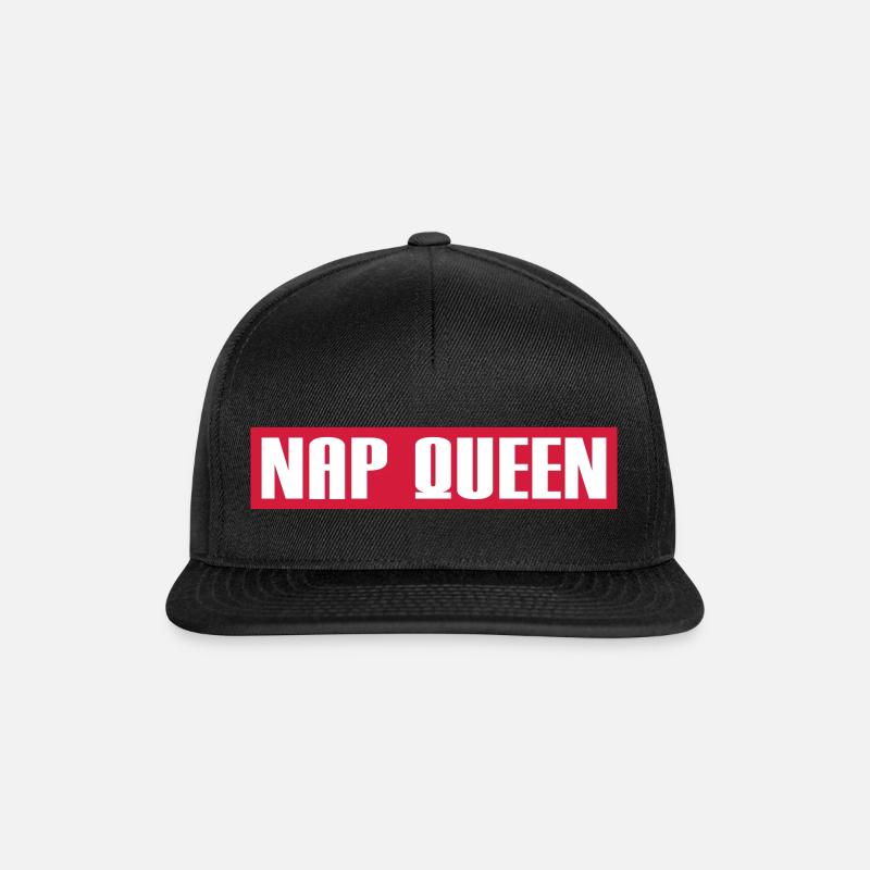 REINE DE LA SIESTE - Casquette snapback - noir/noir