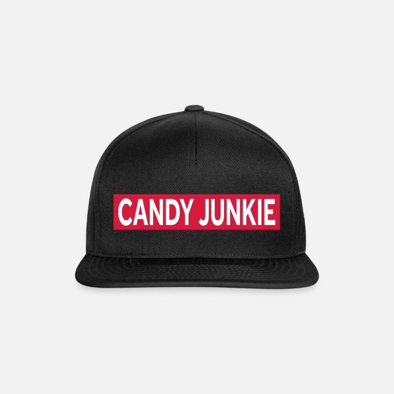 CANDY JUNKIE - Snapback Cap - black/black