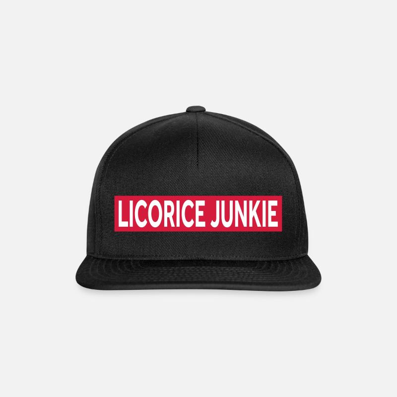 ACCRO À LA RÉGLISSE - Casquette snapback - noir/noir
