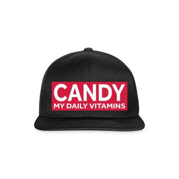 CANDY - MY DAILY VITAMINS - Snapback Cap - black/black - Front