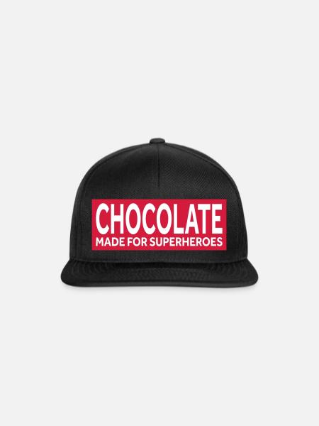 CHOCOLATE - MADE FOR SUPERHEROES - Snapback Cap - Schwarz/Schwarz