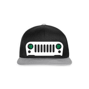 Jeep Irish Shirt - Casquette snapback - noir/gris - Devant