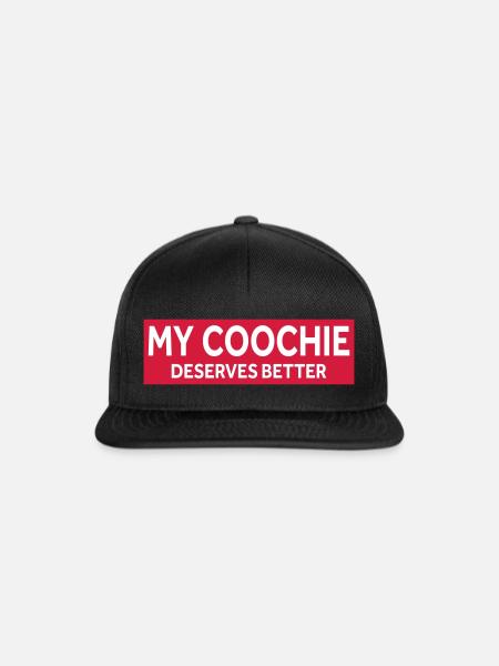 MY COUCHIE DESERVES BETTER - Snapback Cap - Schwarz/Schwarz