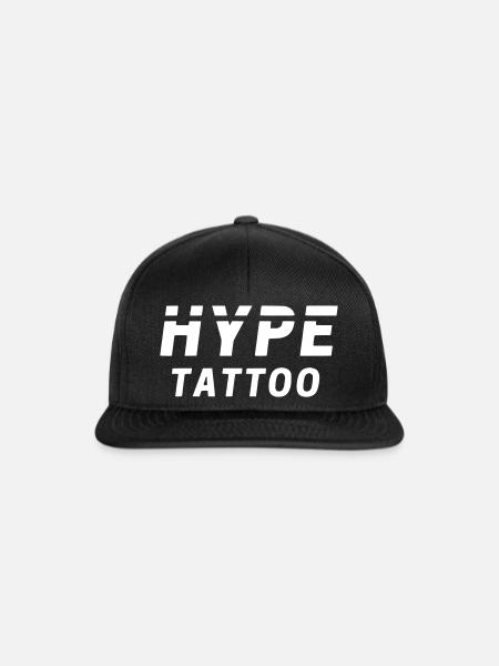 HYPETATTOO STANDARD - Snapback Cap - Schwarz/Schwarz