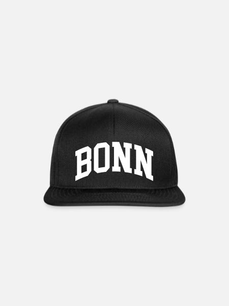 Bonn - Snapback Cap - Schwarz/Schwarz