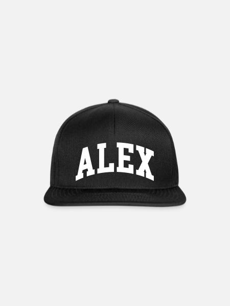 Alex - Snapback Cap - Schwarz/Schwarz