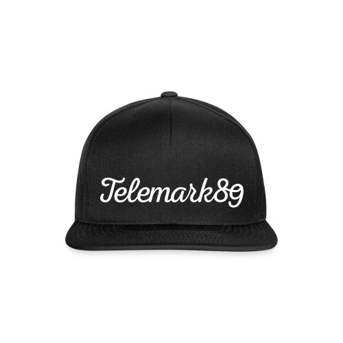 Telemark89_suora_nimilogo - Snapback Cap