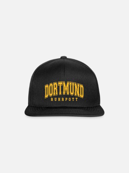 Dortmund - Snapback Cap - Schwarz/Schwarz